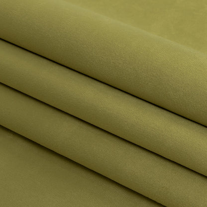 Polyester Drapery Velvet - Lime - British Imported Folded