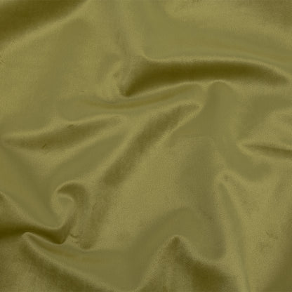Polyester Drapery Velvet - Lime - British Imported