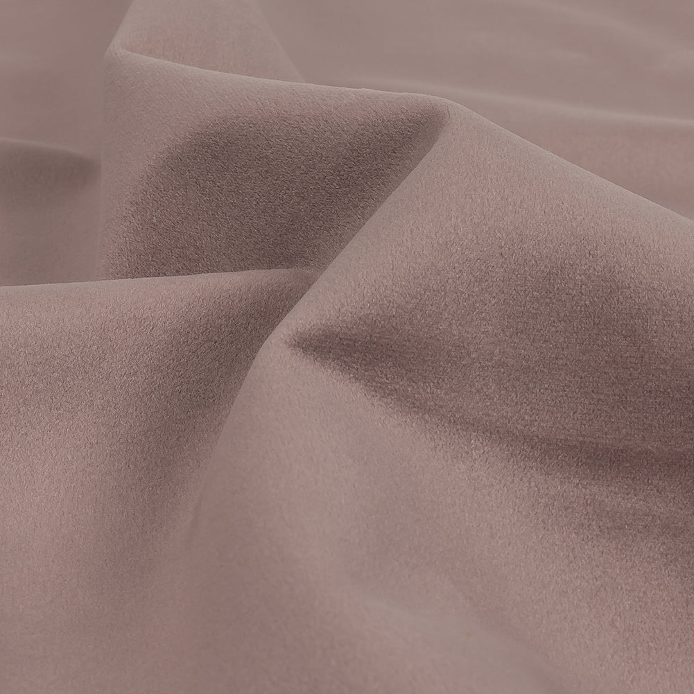Polyester Drapery Velvet - Mauve - British Imported Detail