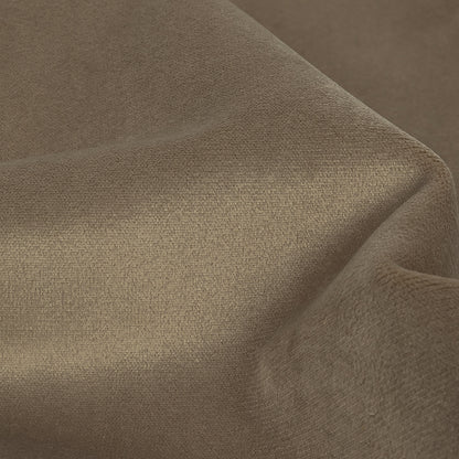 Polyester Drapery Velvet - Mushroom - British Imported Detail