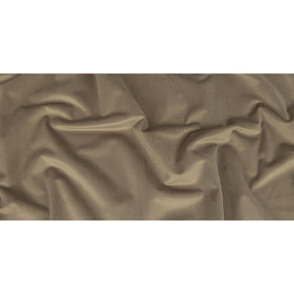 Polyester Drapery Velvet - Mushroom - British Imported Full