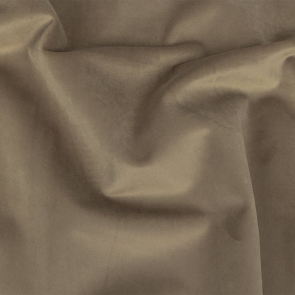 Polyester Drapery Velvet - Mushroom - British Imported