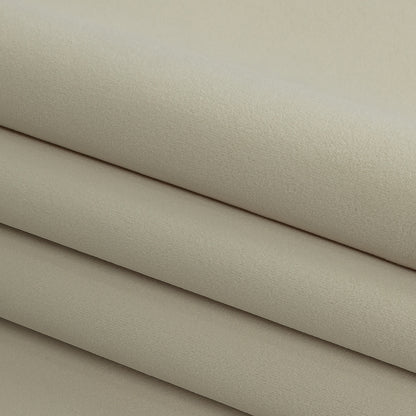 Polyester Drapery Velvet - Oyster - British Imported Folded