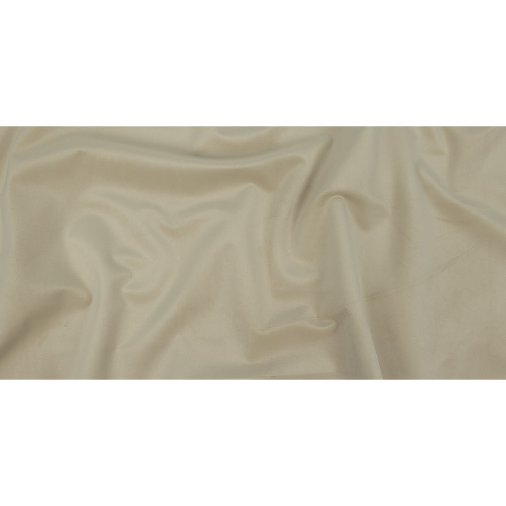 Polyester Drapery Velvet - Oyster - British Imported Full