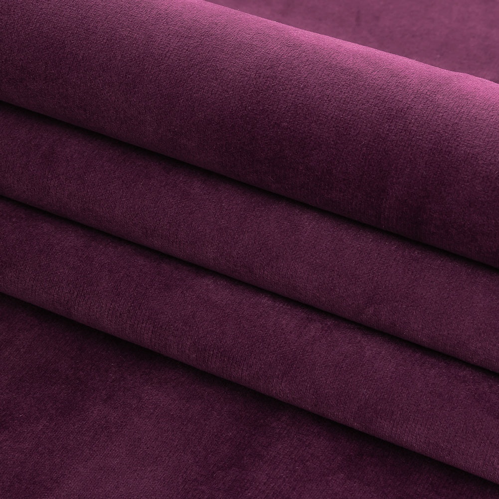 Polyester Drapery Velvet - Pansy - British Imported Folded