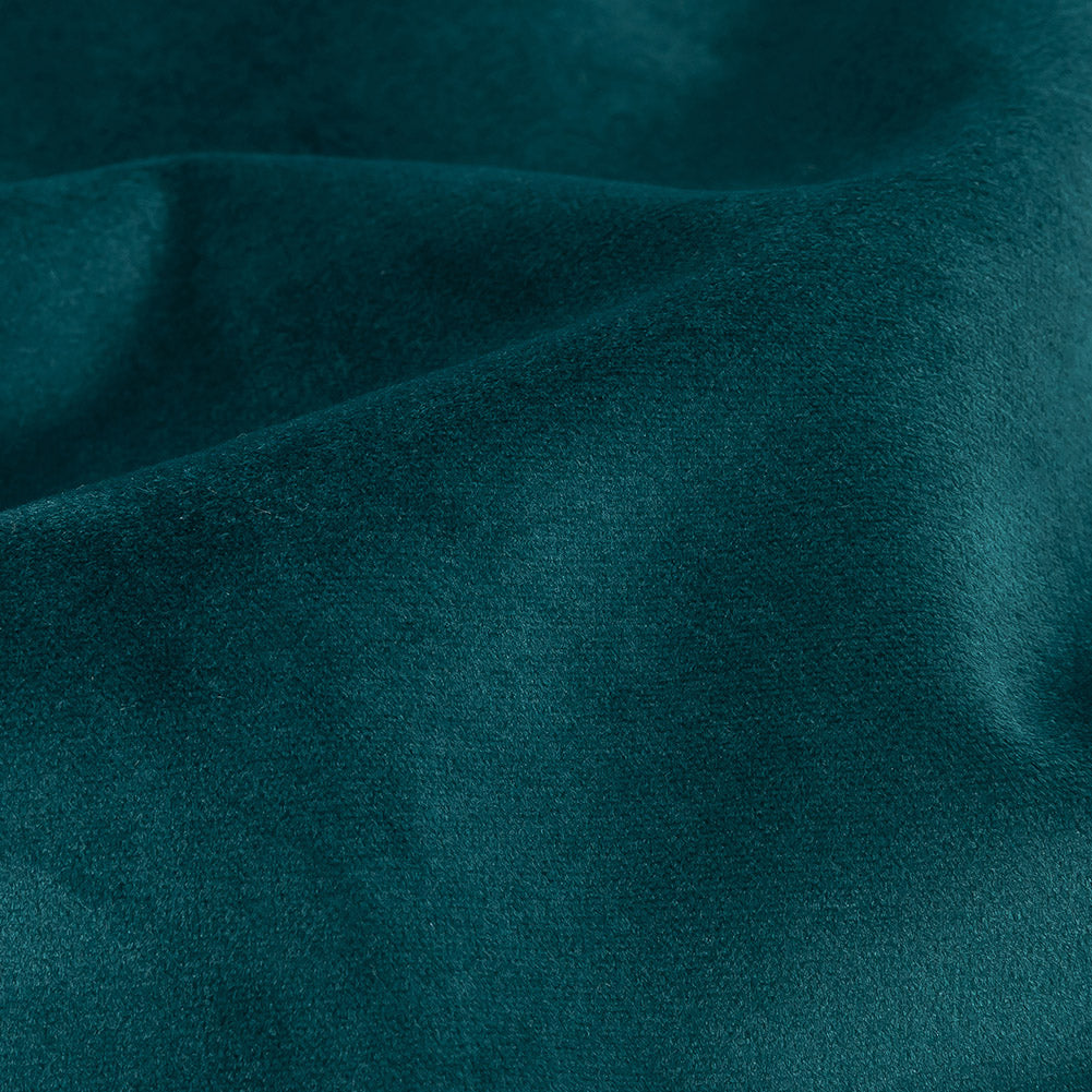 Polyester Drapery Velvet - Peacock - British Imported Detail