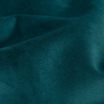 Polyester Drapery Velvet - Peacock - British Imported Detail