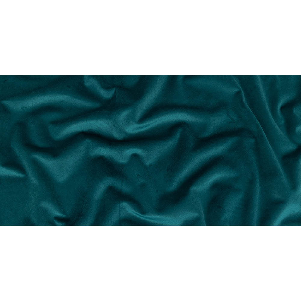 Polyester Drapery Velvet - Peacock - British Imported Full