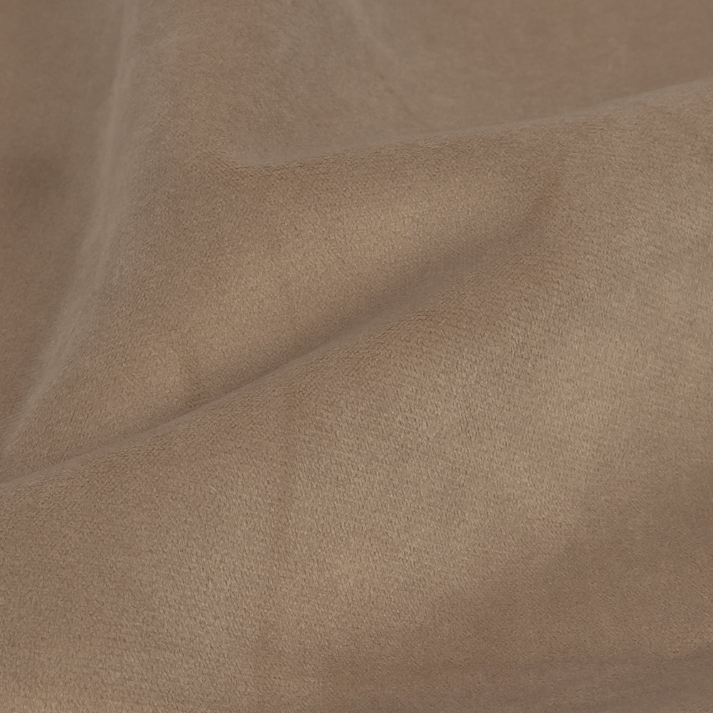 Polyester Drapery Velvet - Putty - British Imported Detail