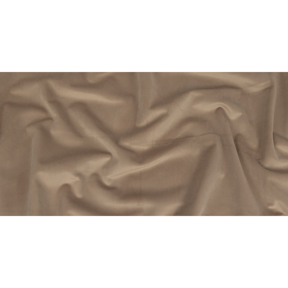 Polyester Drapery Velvet - Putty - British Imported Full