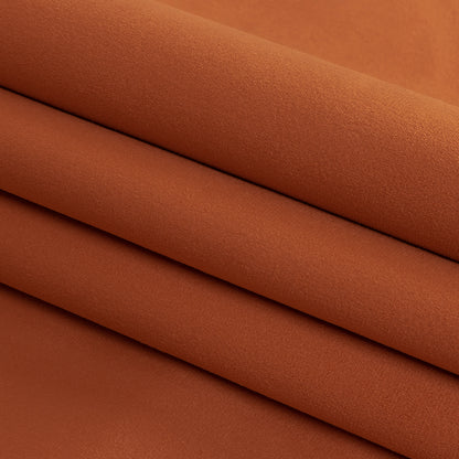 Polyester Drapery Velvet - Rust - British Imported Folded