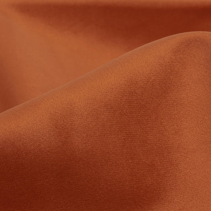 Polyester Drapery Velvet - Rust - British Imported Detail