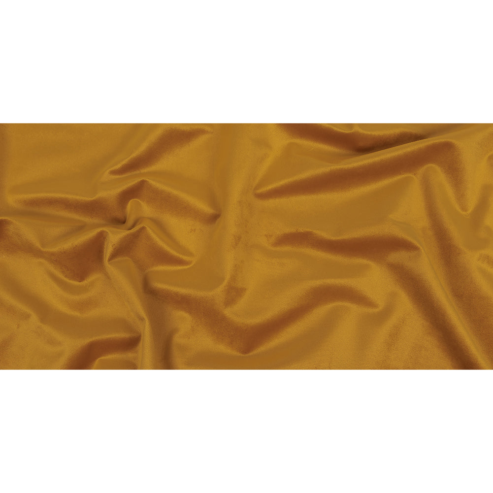 Polyester Drapery Velvet - Saffron - British Imported Full