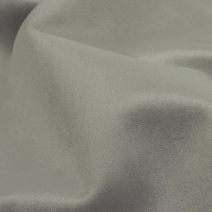 Polyester Drapery Velvet - Silver - British Imported Detail