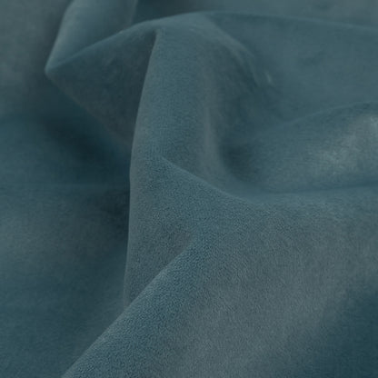 Polyester Drapery Velvet - Sky - British Imported Detail