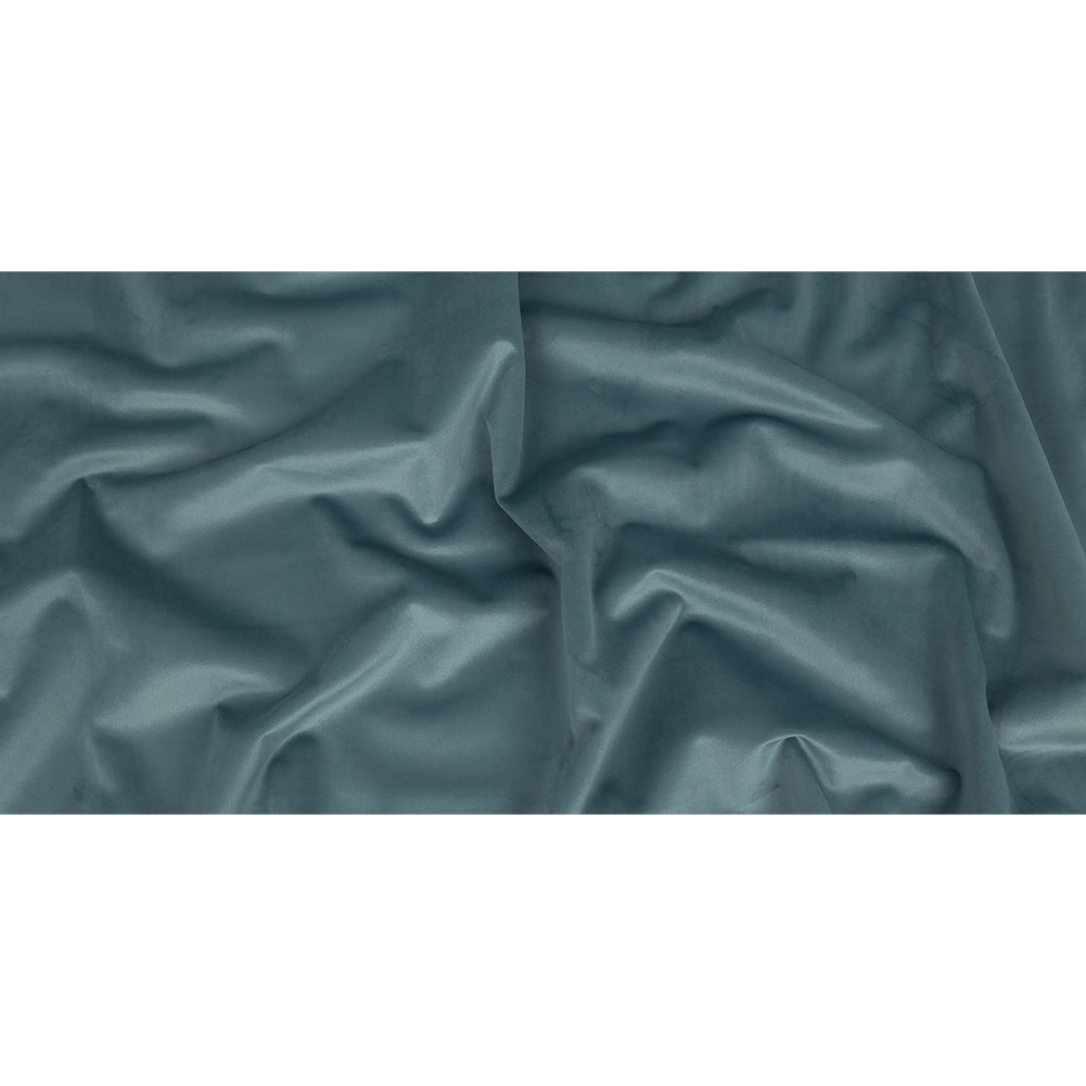 Polyester Drapery Velvet - Sky - British Imported Full