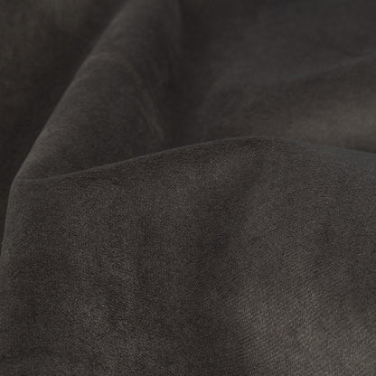 Polyester Drapery Velvet - Slate - British Imported Detail