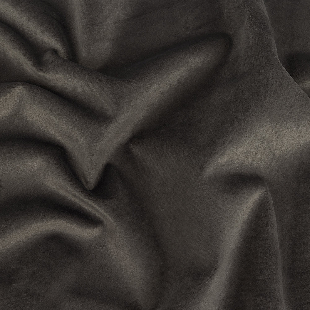 Polyester Drapery Velvet - Slate - British Imported