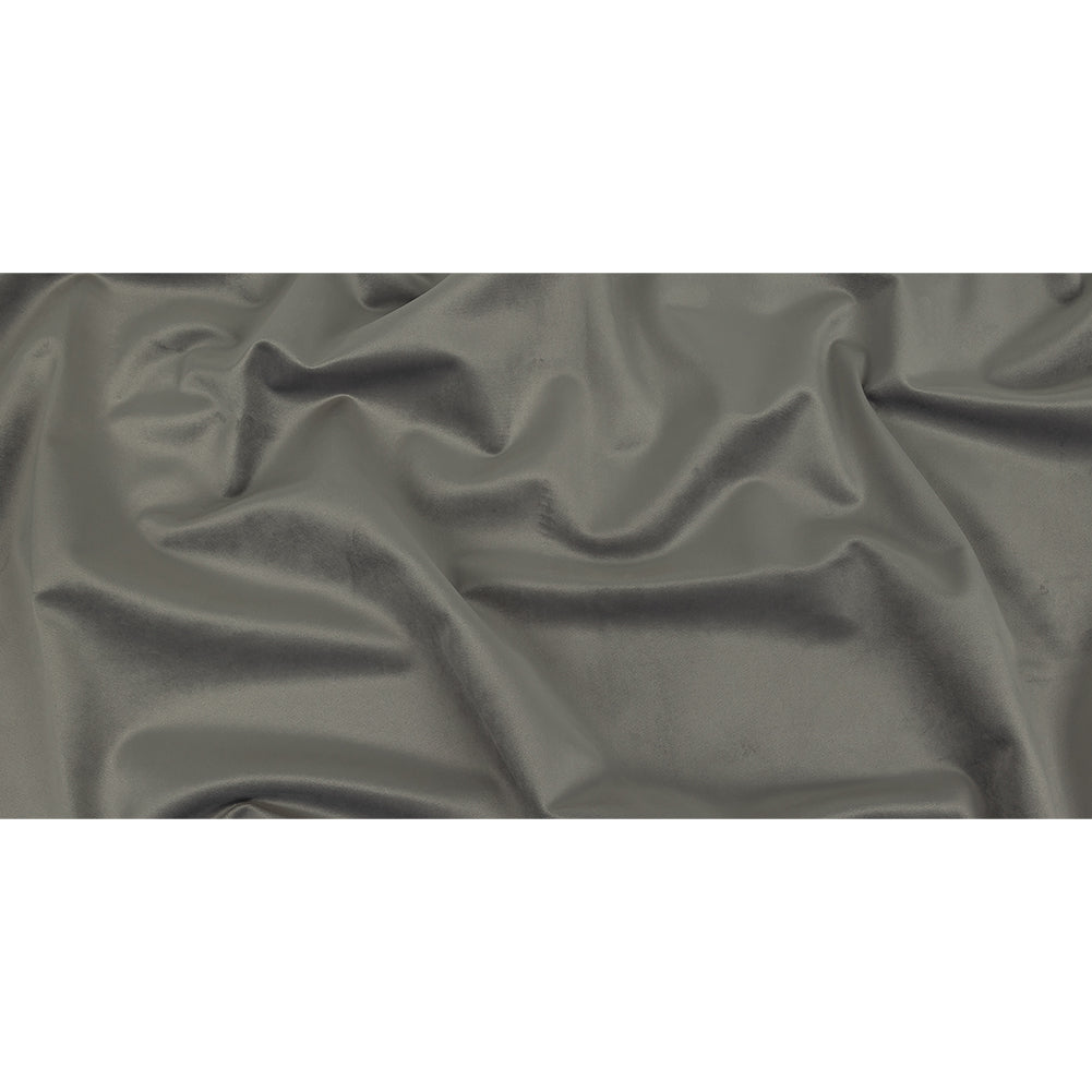 Polyester Drapery Velvet - Smoke - British Imported Full