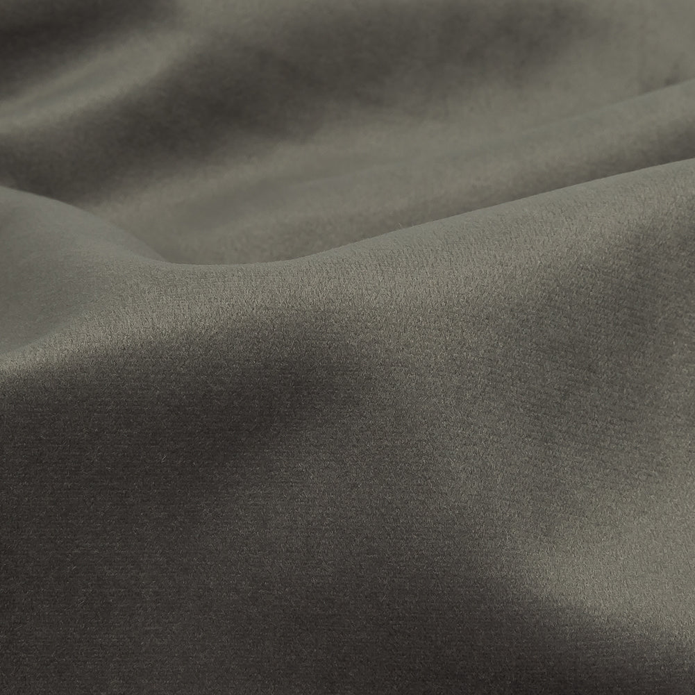 Polyester Drapery Velvet - Stone - British Imported Detail