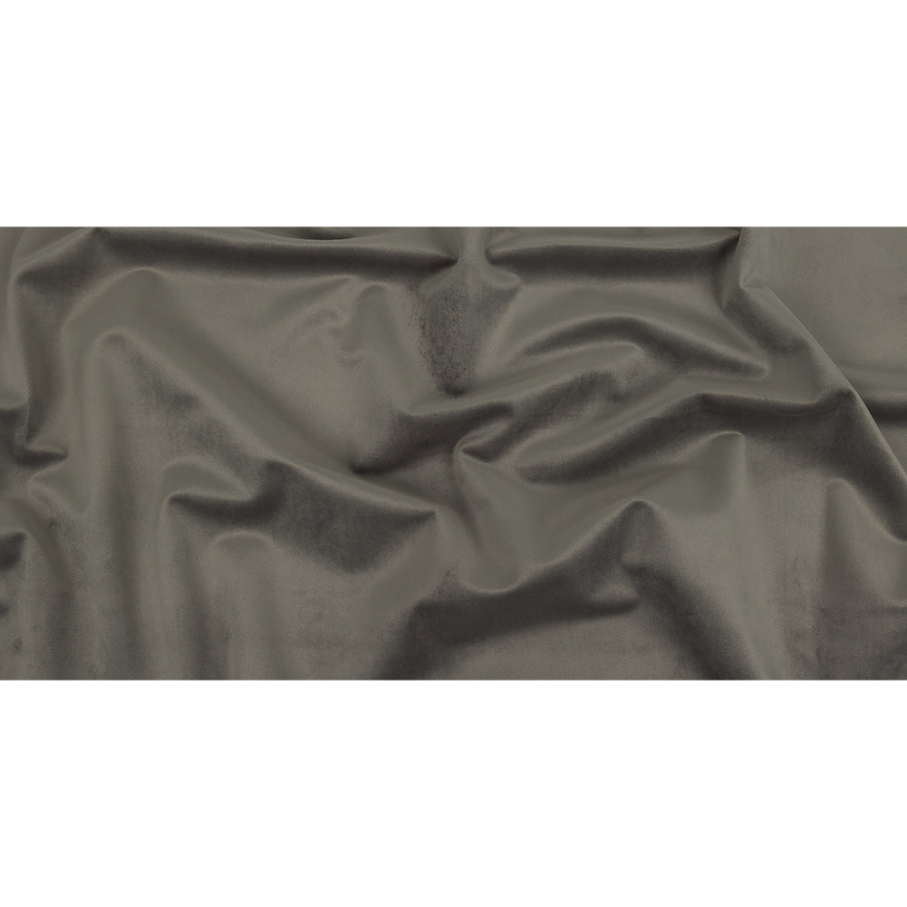 Polyester Drapery Velvet - Stone - British Imported Full