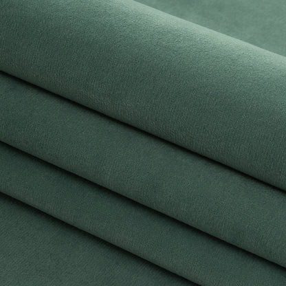 Polyester Drapery Velvet - Teal - British Imported Folded