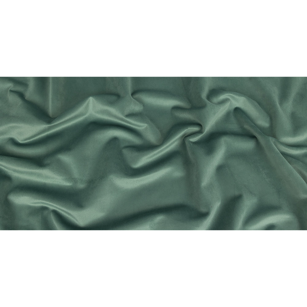 Polyester Drapery Velvet - Teal - British Imported Full