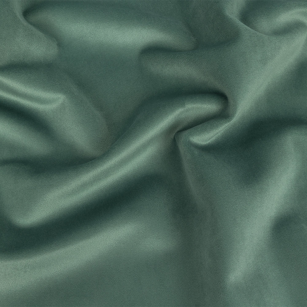 Polyester Drapery Velvet - Teal - British Imported