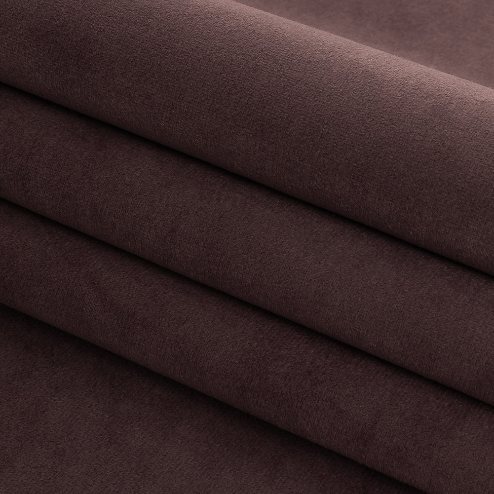 Polyester Drapery Velvet - Thistle - British Imported Folded