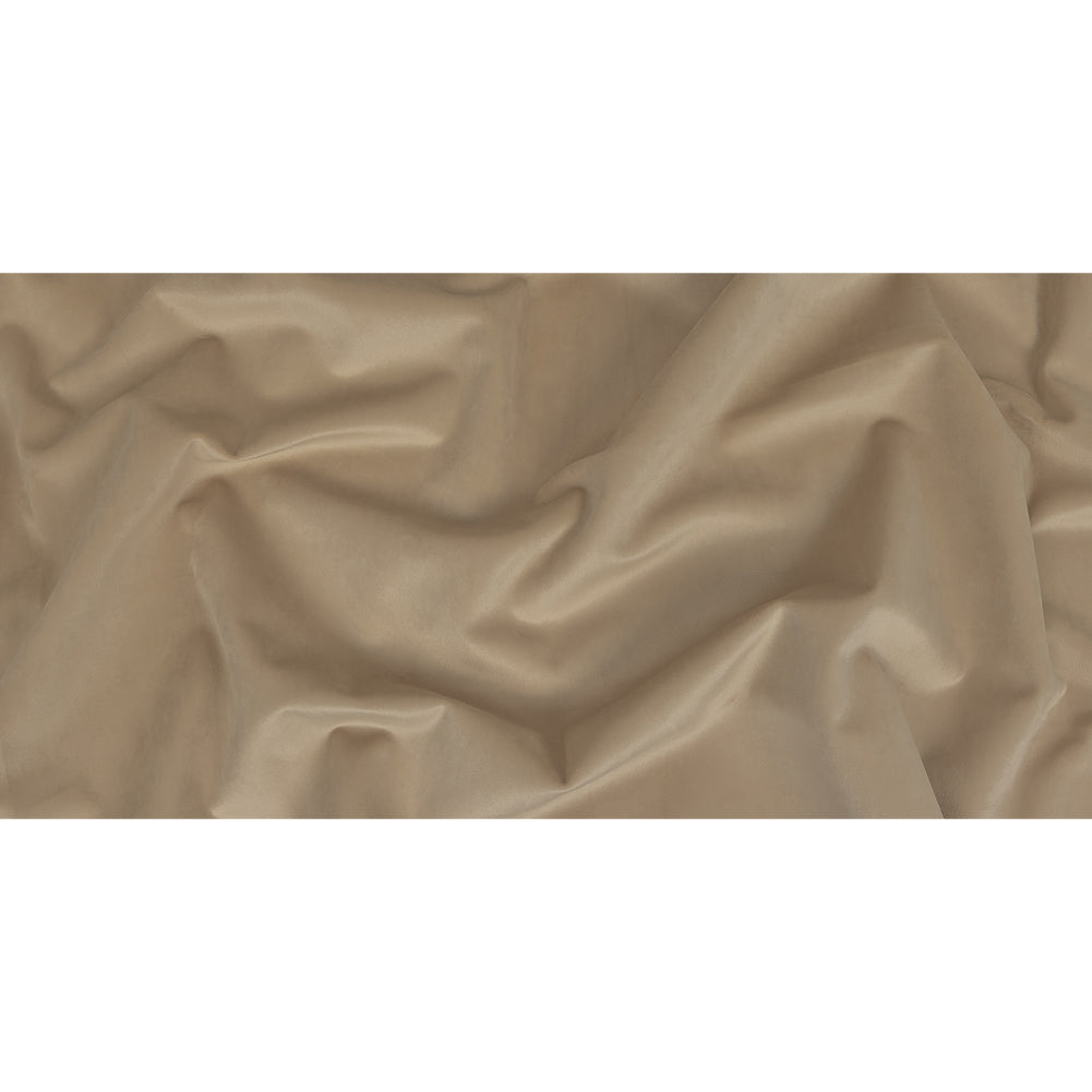 Polyester Drapery Velvet - Vanilla - British Imported Full
