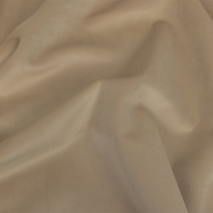 Polyester Drapery Velvet - Vanilla - British Imported