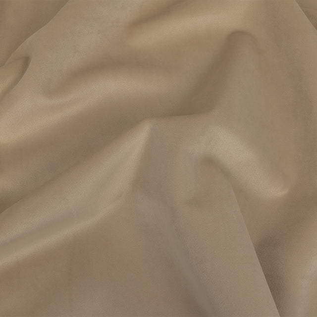 Polyester Drapery Velvet - Vanilla - British Imported