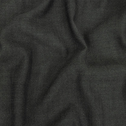 Polyester, Viscose and Linen Woven - Charcoal - British Imported
