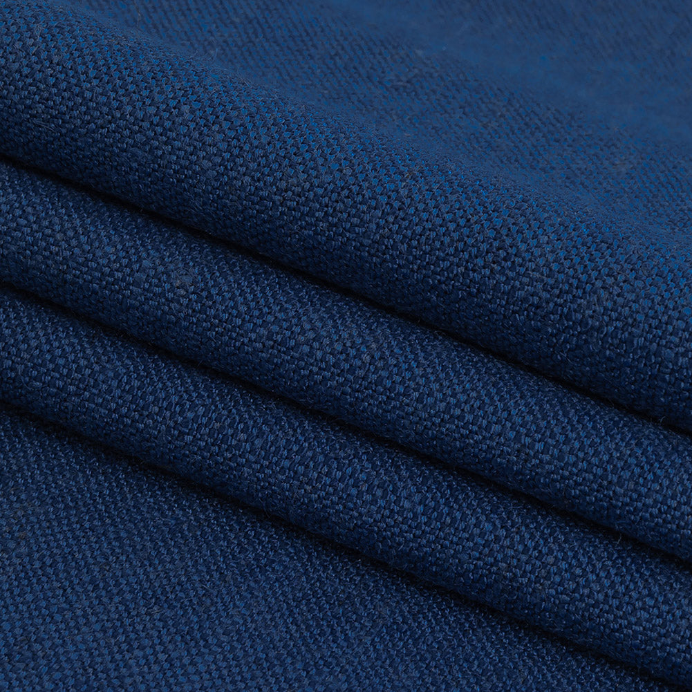 Polyester, Viscose and Linen Woven - Denim - British Imported Folded