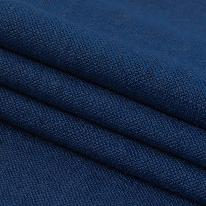 Polyester, Viscose and Linen Woven - Denim - British Imported Folded