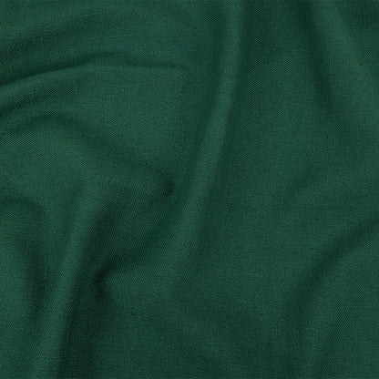 Polyester, Viscose and Linen Woven - Emerald - British Imported