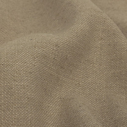 Polyester, Viscose and Linen Woven - Fawn - British Imported Detail
