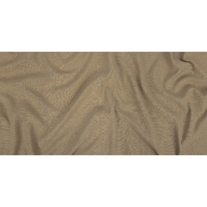 Polyester, Viscose and Linen Woven - Fawn - British Imported Full
