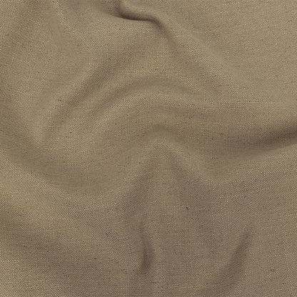 Polyester, Viscose and Linen Woven - Fawn - British Imported