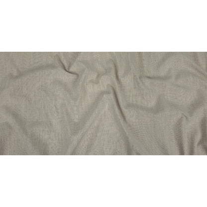 Polyester, Viscose and Linen Woven - Ivory - British Imported Full