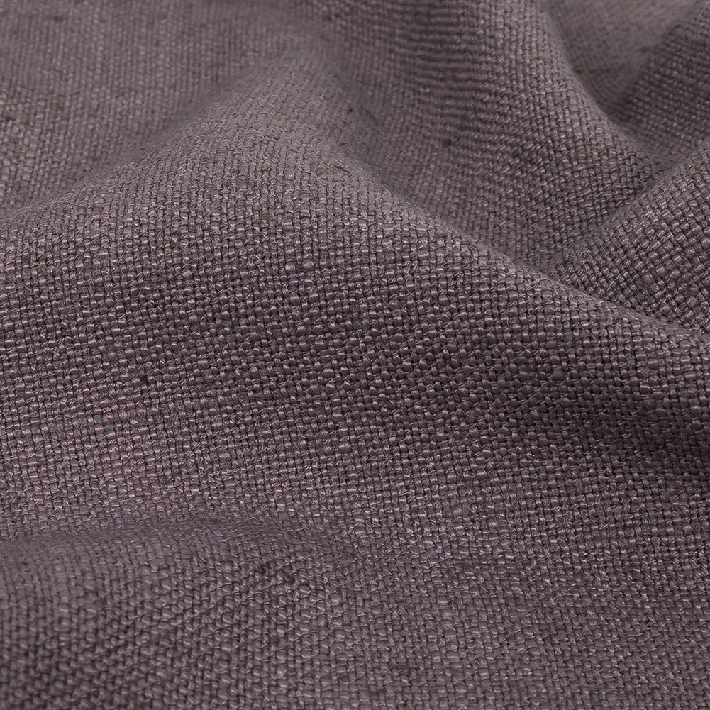 Polyester, Viscose and Linen Woven - Lavender - British Imported Detail