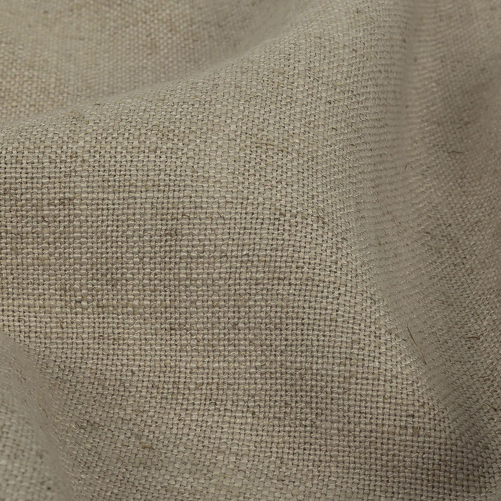 Polyester, Viscose and Linen Woven - Linen - British Imported Detail
