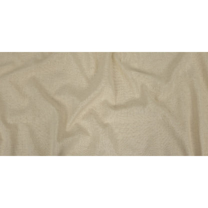 Polyester, Viscose and Linen Woven - Oyster - British Imported Full