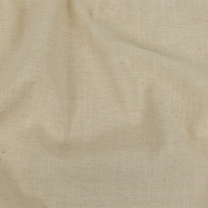 Polyester, Viscose and Linen Woven - Oyster - British Imported