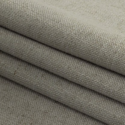 Polyester, Viscose and Linen Woven - Pebble - British Imported Folded