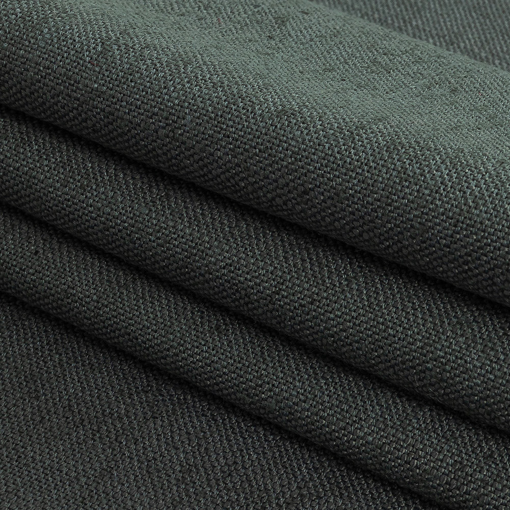 Polyester, Viscose and Linen Woven - Platinum - British Imported Folded