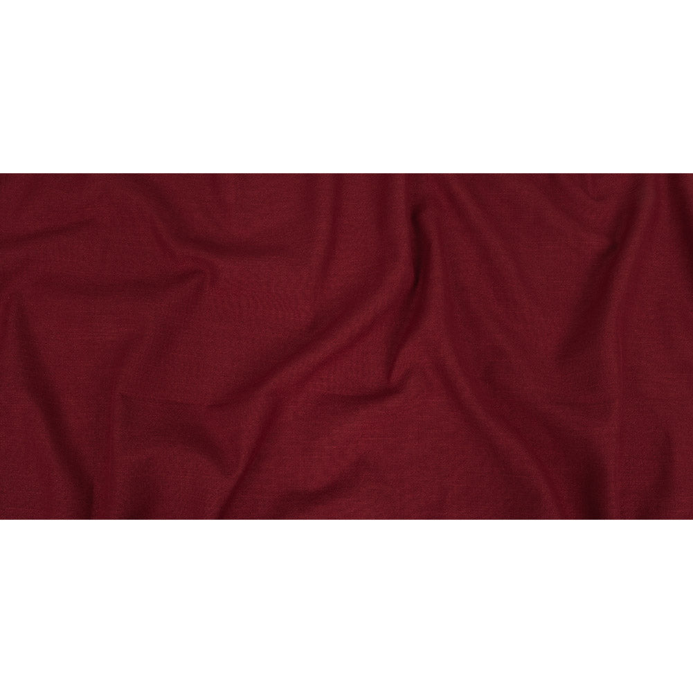Polyester, Viscose and Linen Woven - Raspberry - British Imported Full