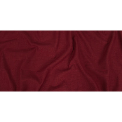 Polyester, Viscose and Linen Woven - Raspberry - British Imported Full