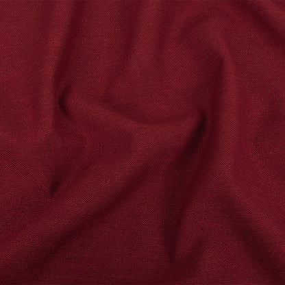 Polyester, Viscose and Linen Woven - Raspberry - British Imported