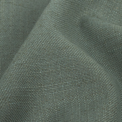 Polyester, Viscose and Linen Woven - Sage - British Imported Detail